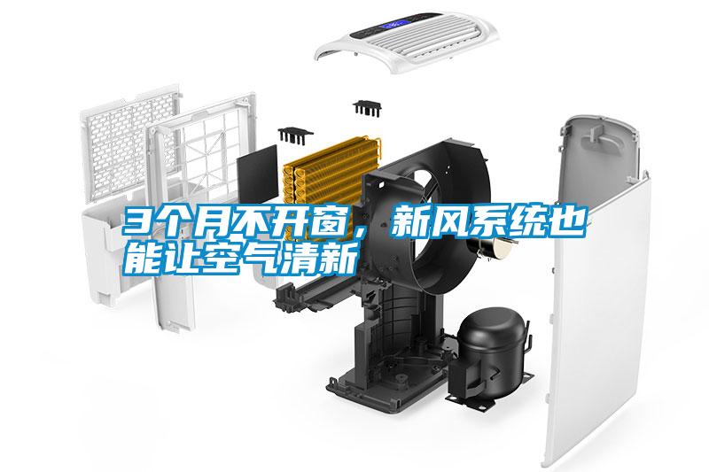 3个月不开窗，新风系统也能让空气清新