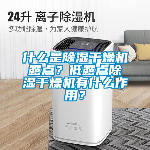 什么是黄瓜视频下载污干燥机露点？低露点黄瓜视频下载污干燥机有什么作用？