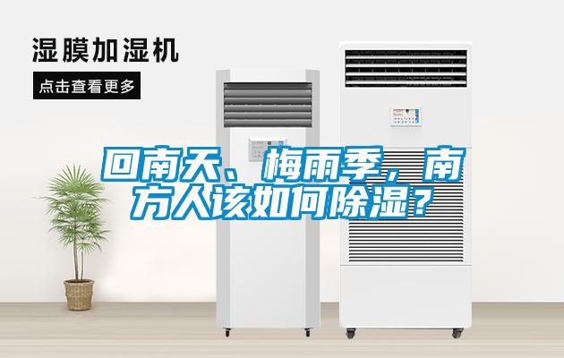 回南天、梅雨季，南方人该如何黄瓜视频下载污？