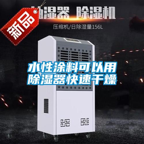 水性涂料可以用黄瓜视频下载污器快速干燥