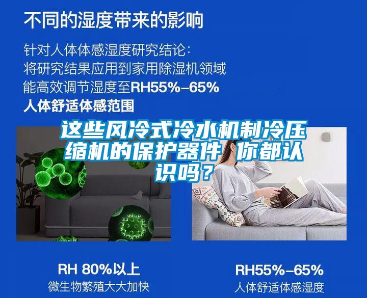 这些风冷式冷水机制冷压缩机的保护器件 你都认识吗？