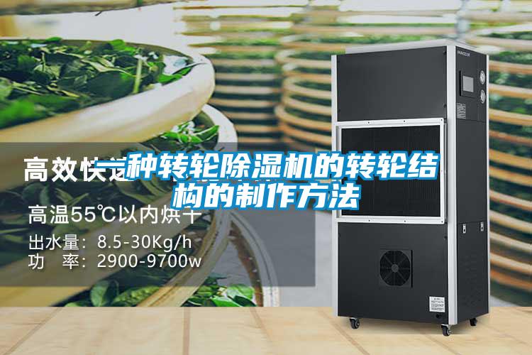 一种转轮黄瓜视频下载污机的转轮结构的制作方法