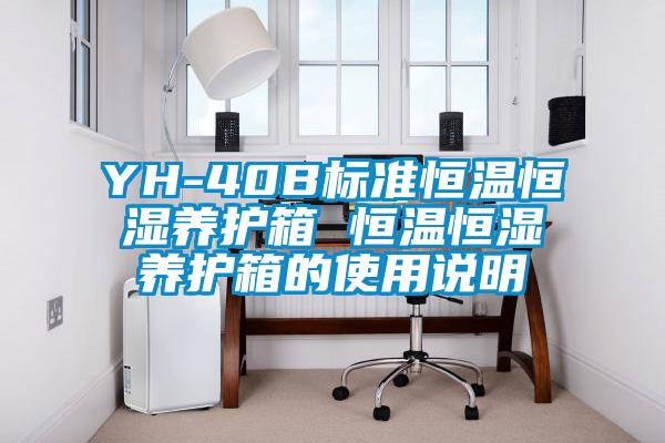 YH-40B标准恒温恒湿养护箱 恒温恒湿养护箱的使用说明