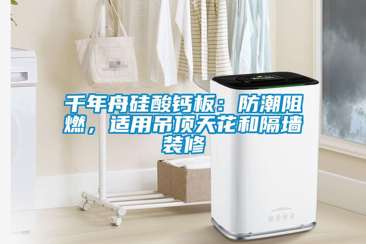 千年舟硅酸钙板：防潮阻燃，适用吊顶天花和隔墙装修