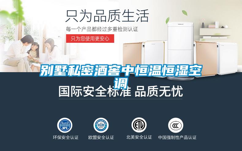 别墅私密酒窖中恒温恒湿空调