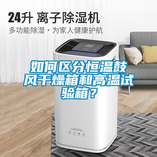 如何区分恒温鼓风干燥箱和高温试验箱？