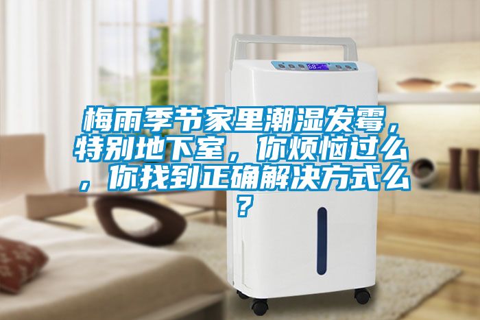 梅雨季节家里潮湿发霉，特别地下室，你烦恼过么，你找到正确解决方式么？