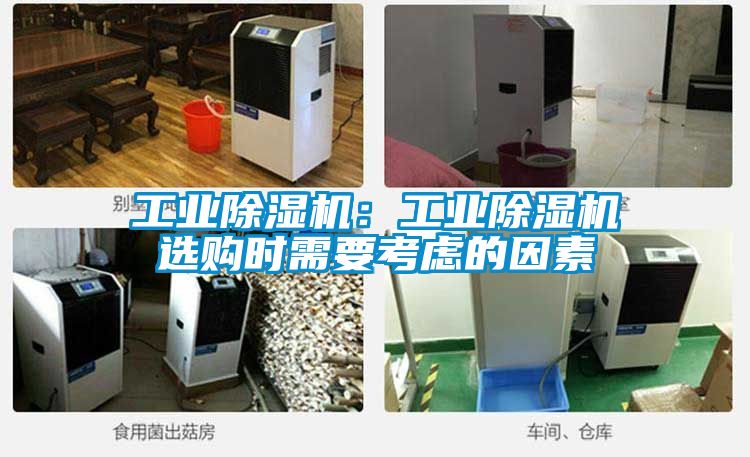 工业黄瓜视频下载污机：工业黄瓜视频下载污机选购时需要考虑的因素