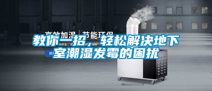 教你一招，轻松解决地下室潮湿发霉的困扰