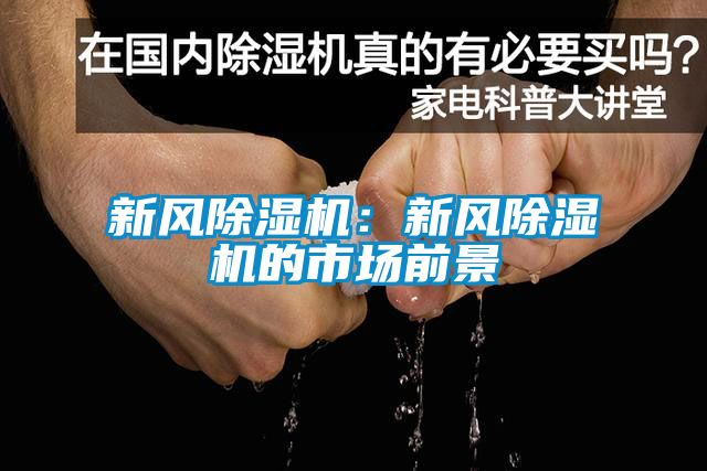 新风黄瓜视频下载污机：新风黄瓜视频下载污机的市场前景