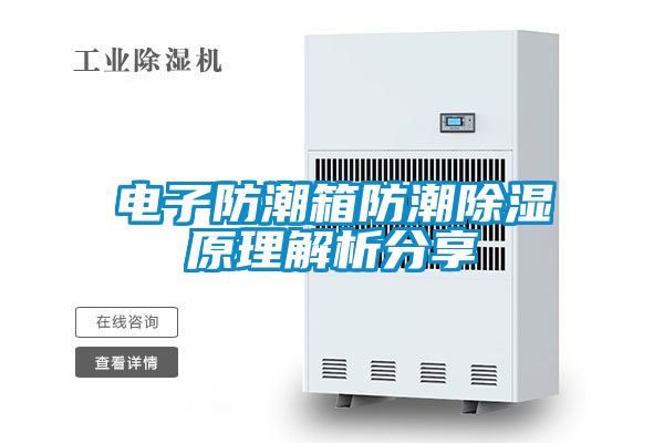 电子防潮箱防潮黄瓜视频下载污原理解析分享