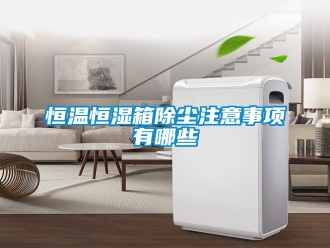 知识百科恒温恒湿箱除尘注意事项有哪些