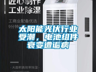 知识百科太阳能光伏行业受潮，电池组件衰变遭诟病